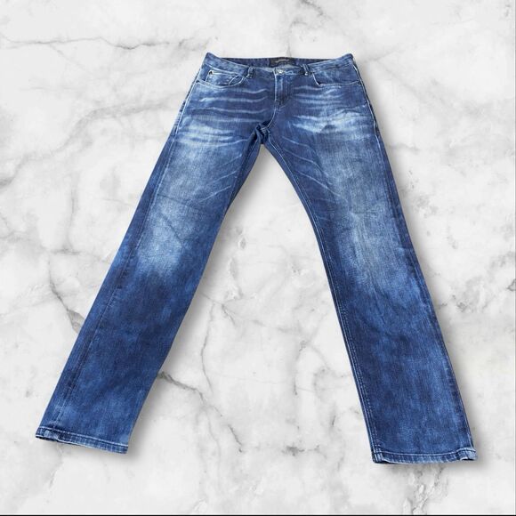 SCOTCH & SODA Tye Men Jeans Tag Size 30X32 *Actual 30X 30.5 Slim Fit Blue - Picture 1 of 16